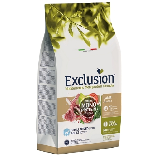 Exclusion | אקסלוז'ן לכלבים בוגרים מגזע קטן – כבש 7 ק"ג