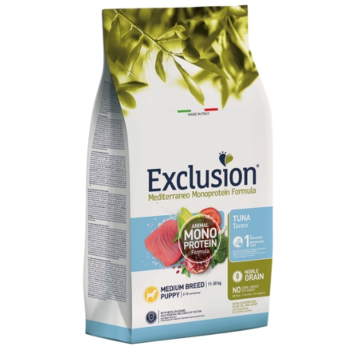 Exclusion ( אקסלוז'ן ) לגורים מגזע בינוני – טונה 3 ק"ג